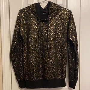 Black and gold top and bottom. Active wear